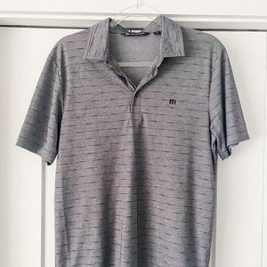 Gray Travis Mathew Golf Polo